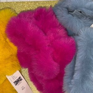 Anthropologie Faux Fur Cuffs
